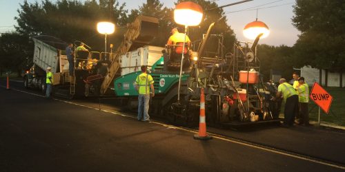 Night Paving